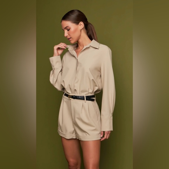 New York & Company Pants - Long Sleeved Romper